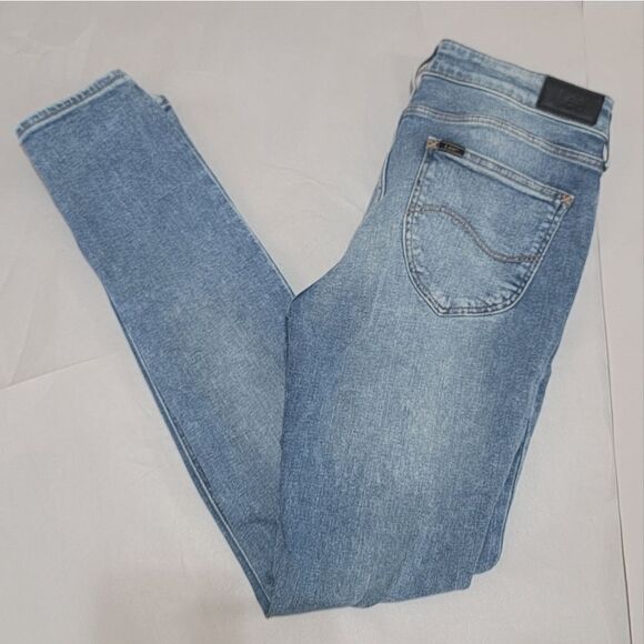 Lee Scarlett Spodnie Damskie Urban Mid Skinny Stretch Jeans L526ROUT Sz 26 x 30 - Picture 6 of 13